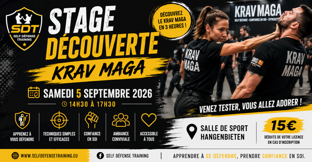 Stage decouverte krav maga